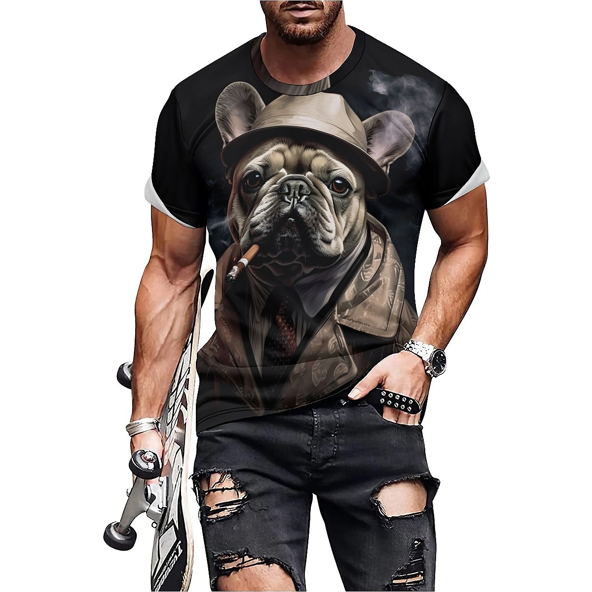 3D-gedruckte Kurzarm-T-Shirts  – Outdoor Adventure Wear Bewertung und Preis