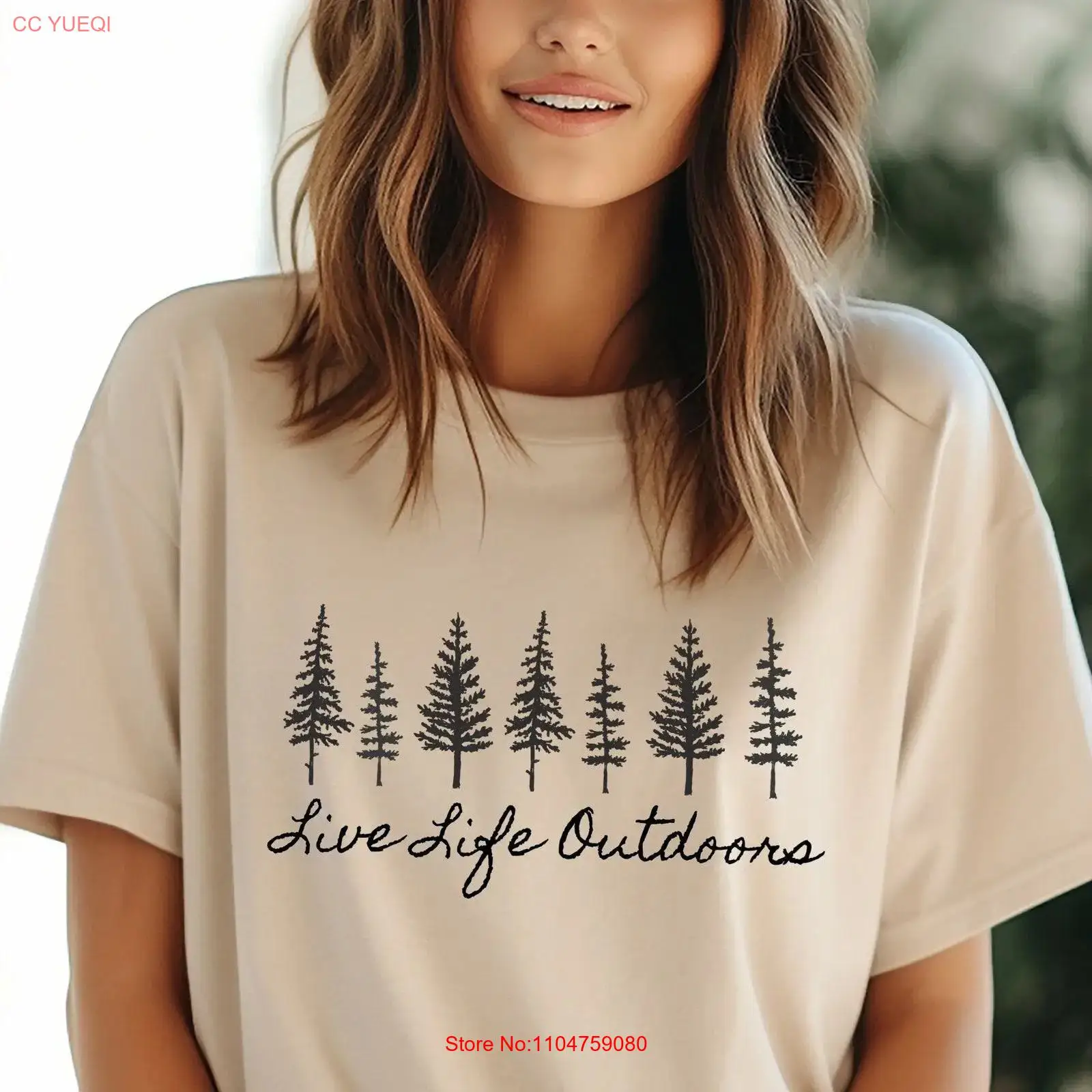 Camping-T-Shirt „Live Life Out – Outdoor Adventure North West Bewertung und Preis